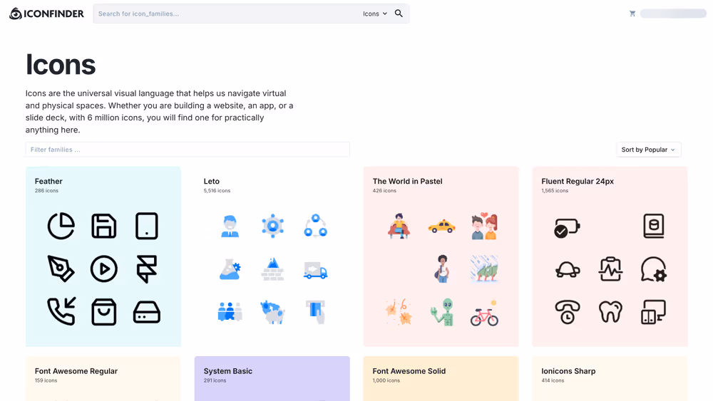 Website iconfinder