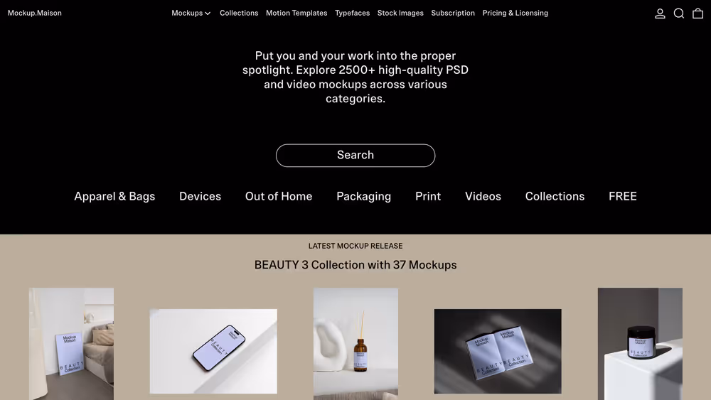 Website Mockup Mansion