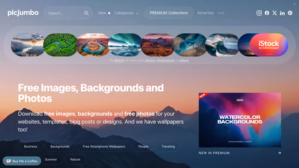 Website picjumbo

