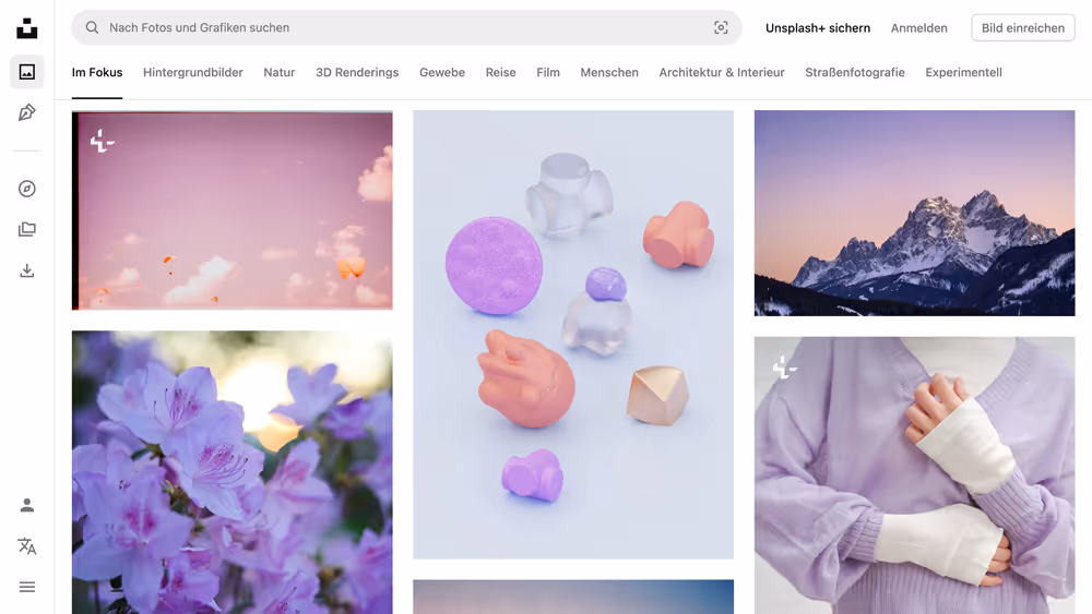 Website Unsplash