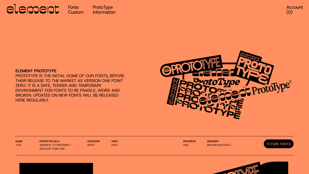 Website Elementtype 