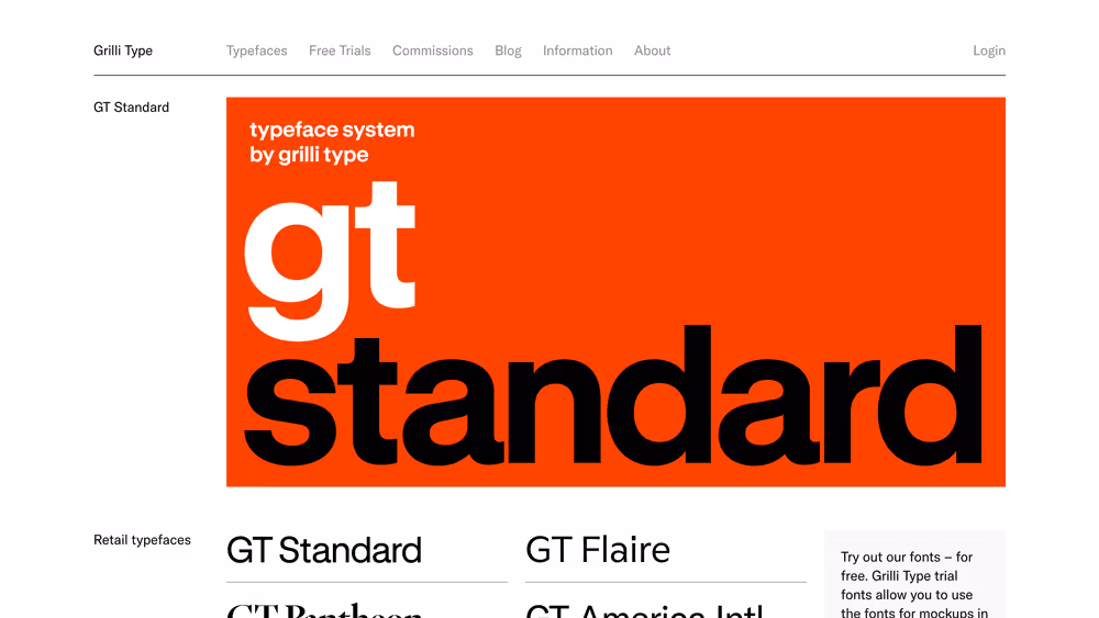 Website Grilli Type