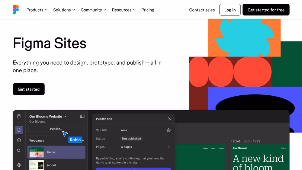 Website Figma Sites
