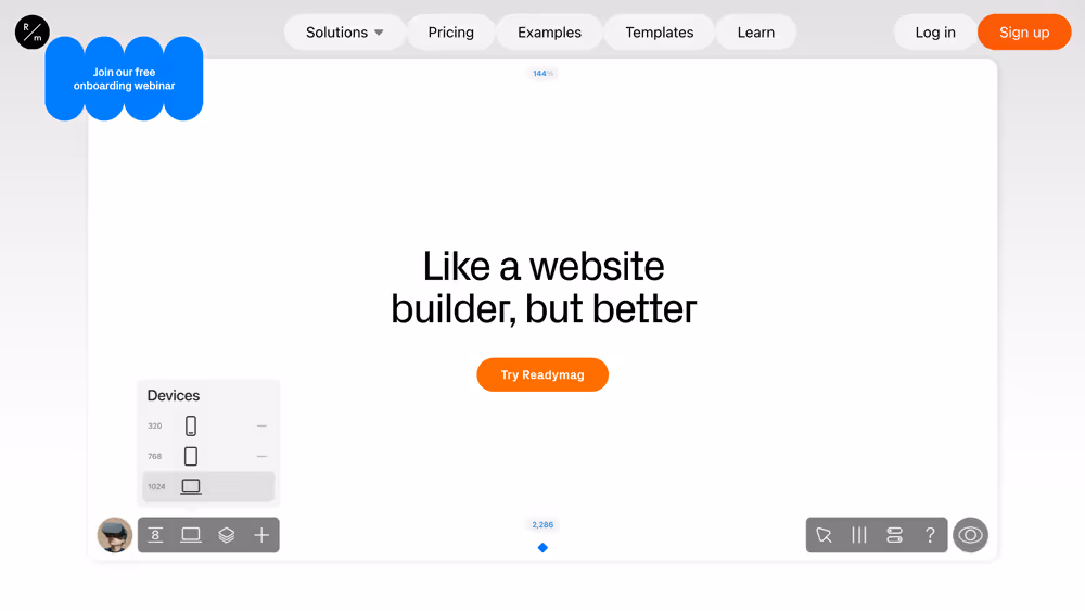 Website Readymag