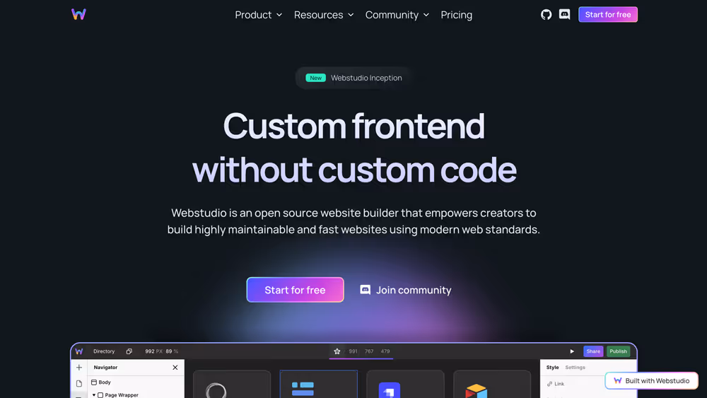 Website Webstudio
